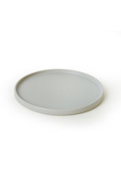 Hermia ST038006F995A000000MAS3T00 Juego de Platos de Servicio de Cerámica, 6 Piezas, 27 cm, Gris Mate